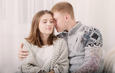 genç güzel çift kapalı