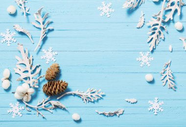 güzel mavi arka plan christmas