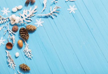 güzel mavi arka plan christmas
