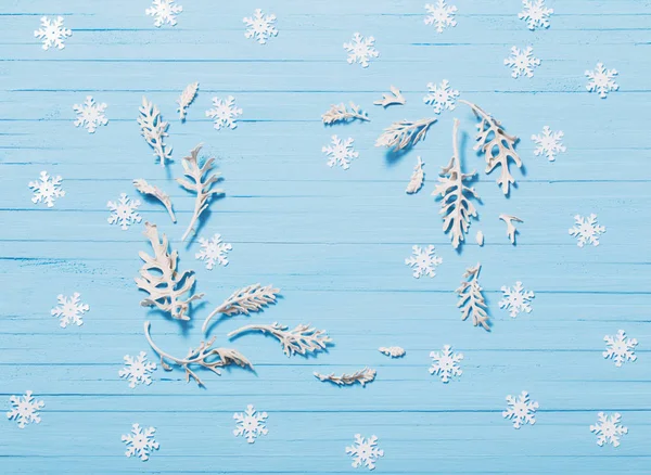 Hermoso fondo azul de Navidad — Foto de Stock