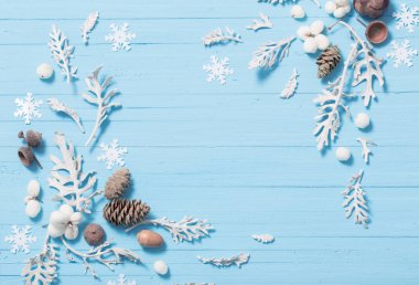 güzel mavi arka plan christmas