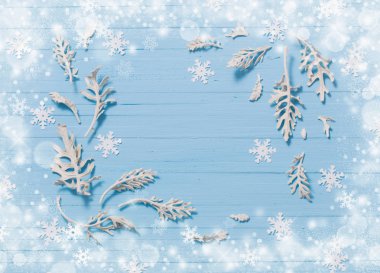 güzel mavi arka plan christmas