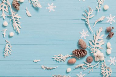 güzel mavi arka plan christmas