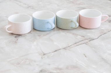 mermer masada temiz bardak