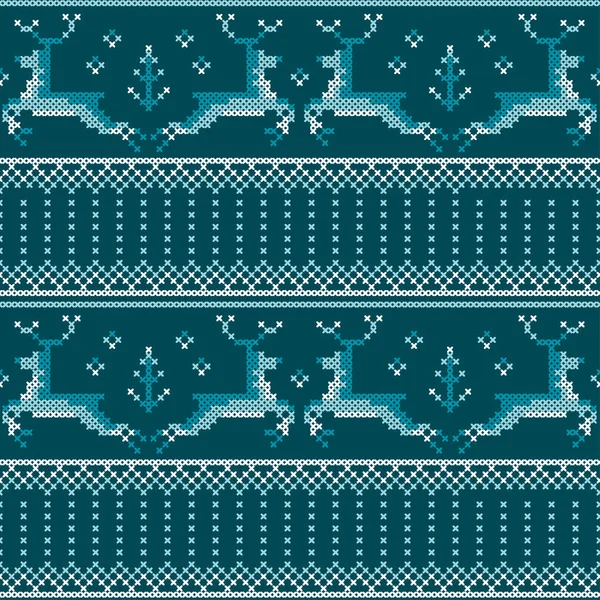 Christmas seamless pattern. — Stock Vector