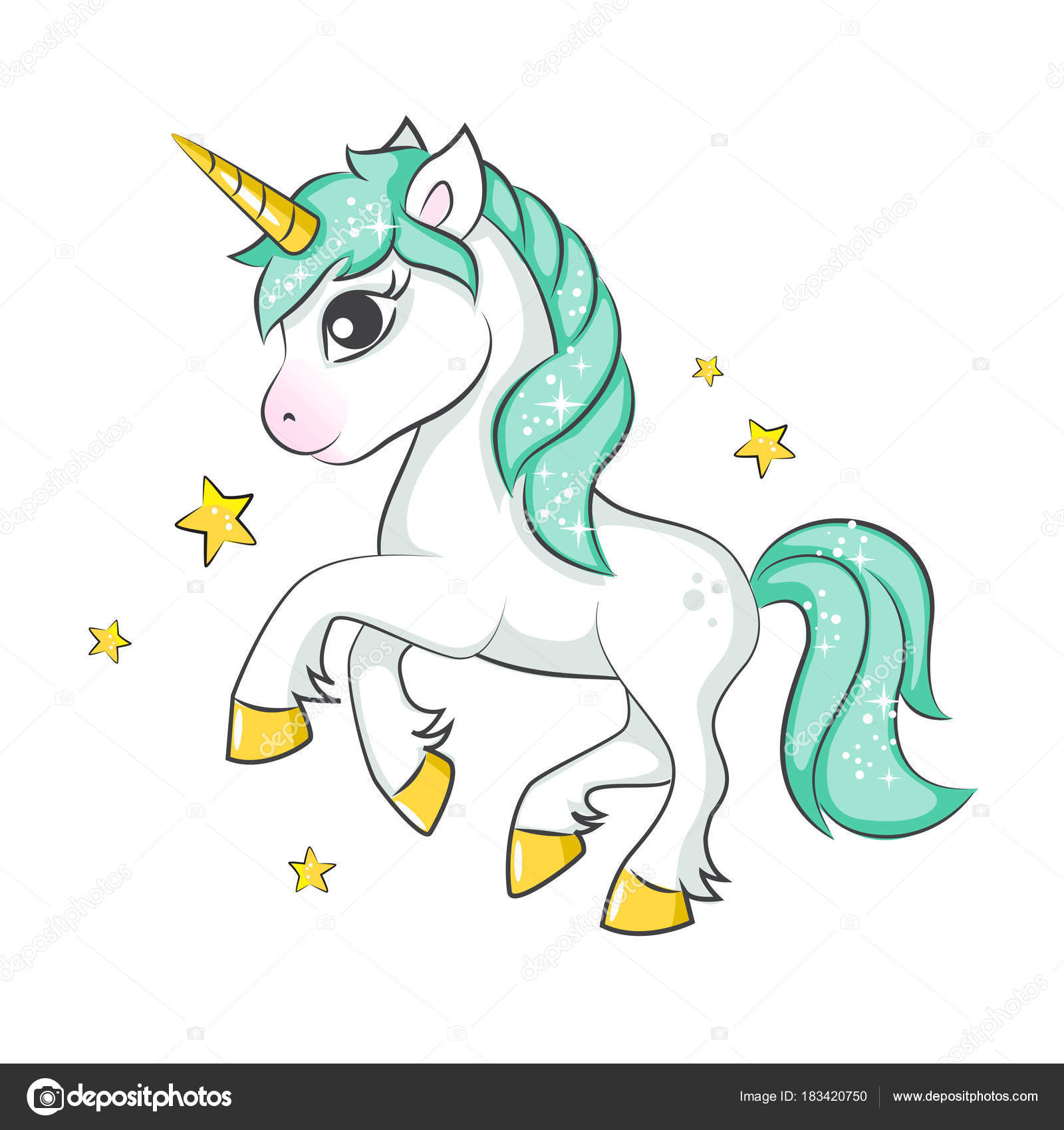 Download unicorn-4u: Cute Magical Unicorn Vector Design Isolated ...