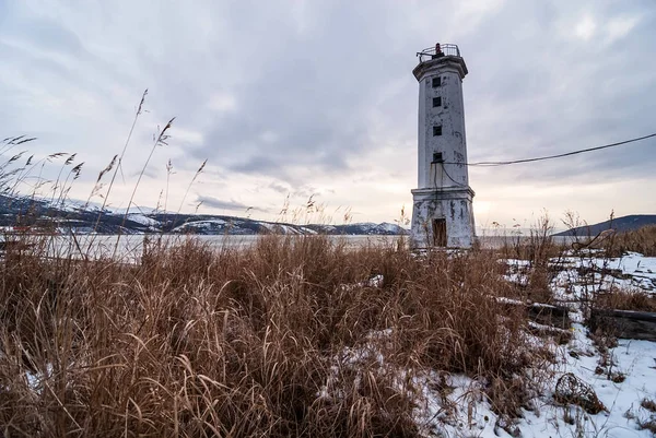 Leuchtturm im Abendlicht — Stockfoto