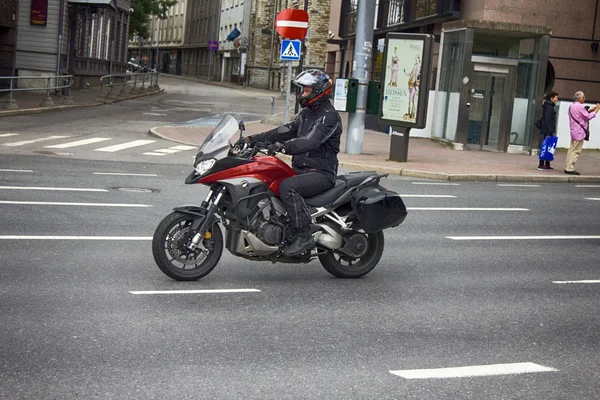 Мотоциклісти на вулиці, байкер, rider — стокове фото