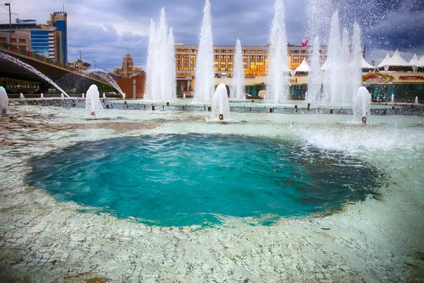 Nova capital da cidade do Cazaquistão Astana. — Fotografia de Stock