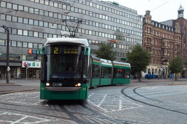 çevre dostu elektrik kentsel toplu taşıma Merkezi sokakta