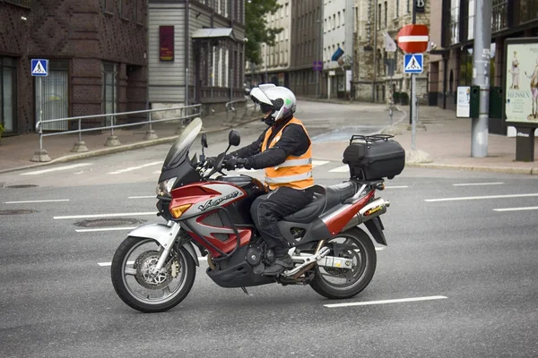 Sokaklar, motorcu, binici motosiklet — Stok fotoğraf