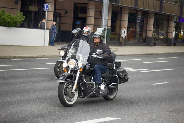 Мотоциклісти на вулиці, байкер, rider — стокове фото