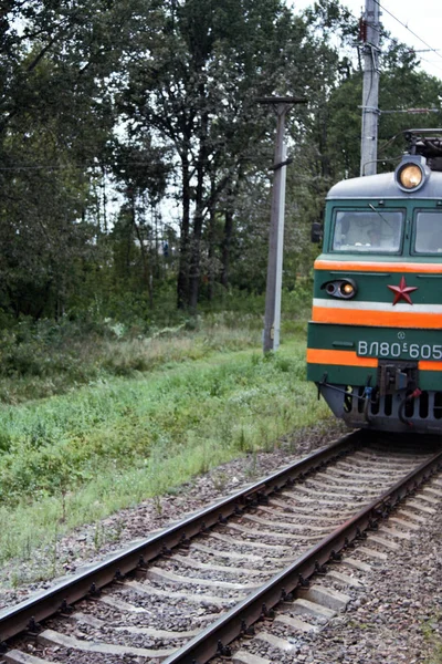 Lokomotiven in Großaufnahme. — Stockfoto