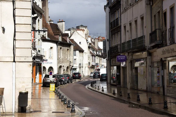 Dijon France September 2017 Old Neighborhoods Houses Many Hundred Years — стоковое фото
