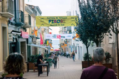İspanya mimari motiflerle Doğu ve Moritanya kentsel binaların
