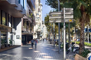 İspanya mimari motiflerle Doğu ve Moritanya kentsel binaların