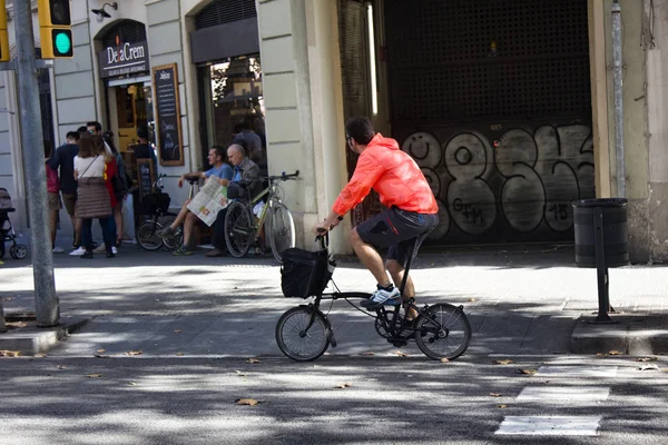 Hiszpański rowerzyści mile widziany — Zdjęcie stockowe