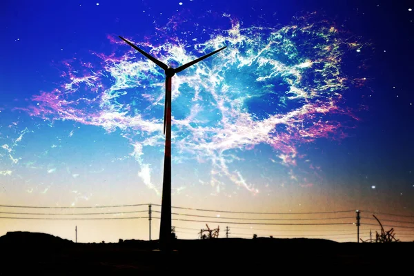 Energy discharges in the atmosphere — Stock Photo, Image