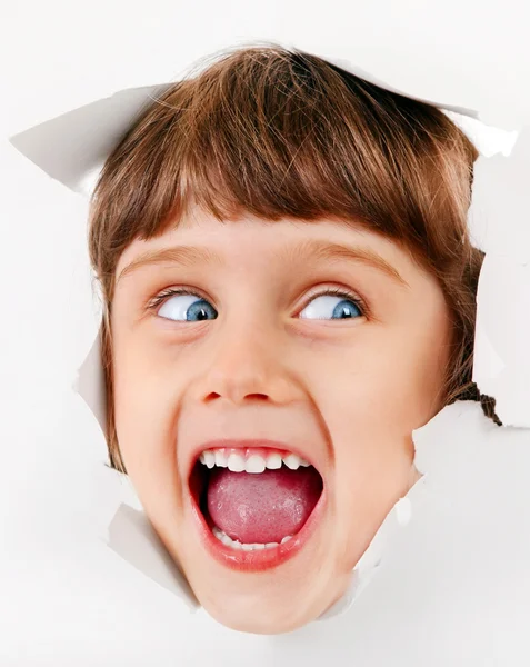 Retrato de niña pequeña — Foto de Stock