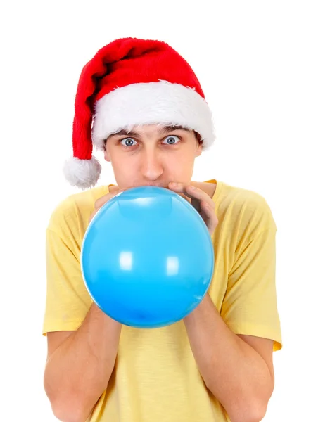 Young Man with a Balloon — Stock Photo, Image