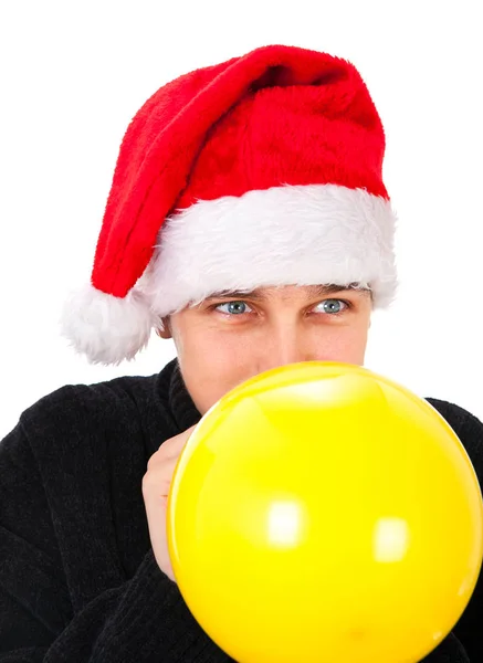 Young Man with Balloon — Stock Photo, Image