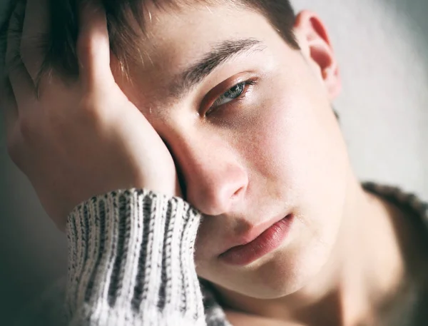 Portrét smutné Teenager — Stock fotografie