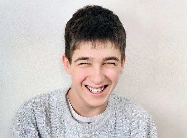 Χαρούμενα έφηβος πορτρέτο — Φωτογραφία Αρχείου