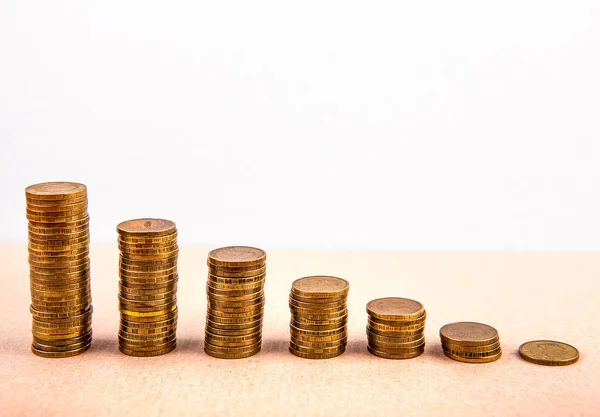 Piles of the Coins — Stock Photo, Image