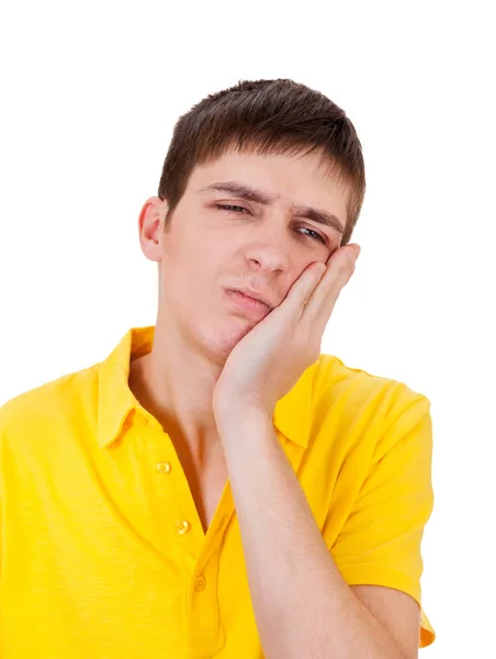 Young Man feels Toothache — Stock Photo, Image