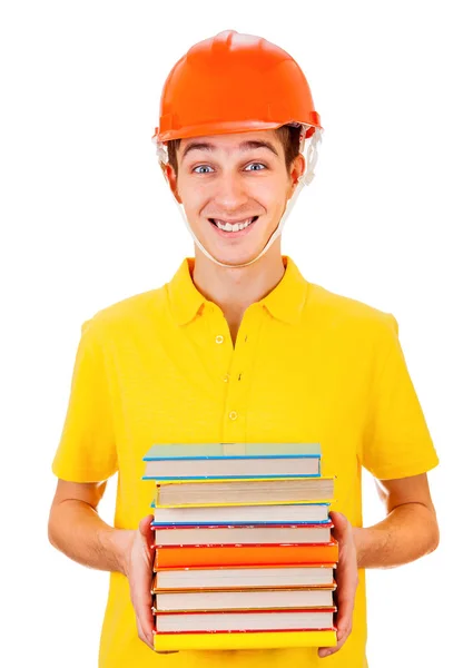 Student in Hard Hat — Stock Photo, Image