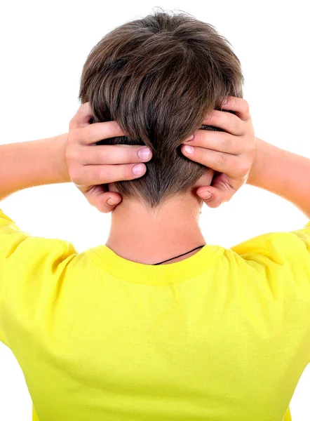 Rear View of a Kid — Stock Photo, Image