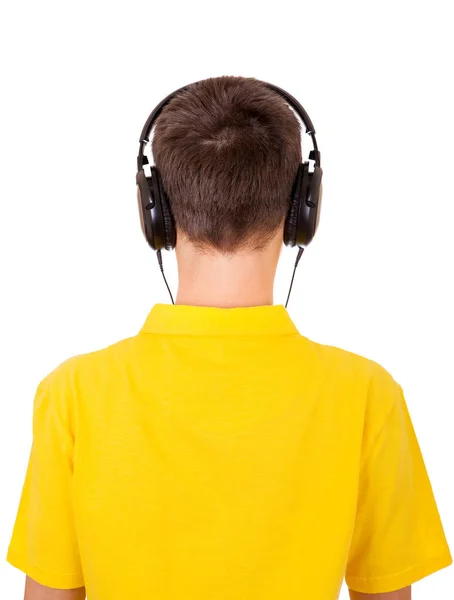 Young Man in Headphones Royalty Free Stock Images