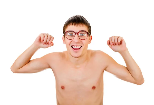 Weak Young Man — Stock Photo, Image