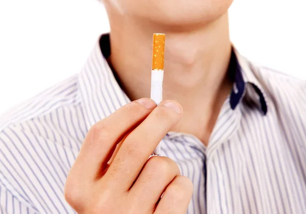 Person with a Cigarette — Stock Photo, Image