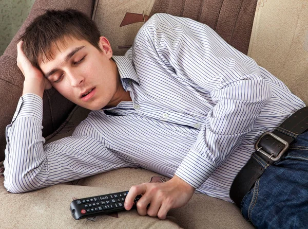 Young Man sleeping — Stock Photo, Image