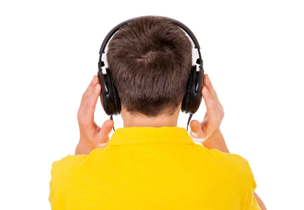 Person in Headphones Royalty Free Stock Images