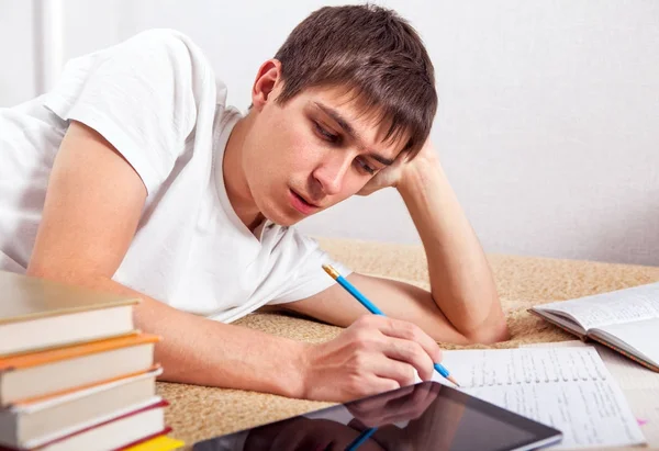Student working at Home — Stock Photo, Image