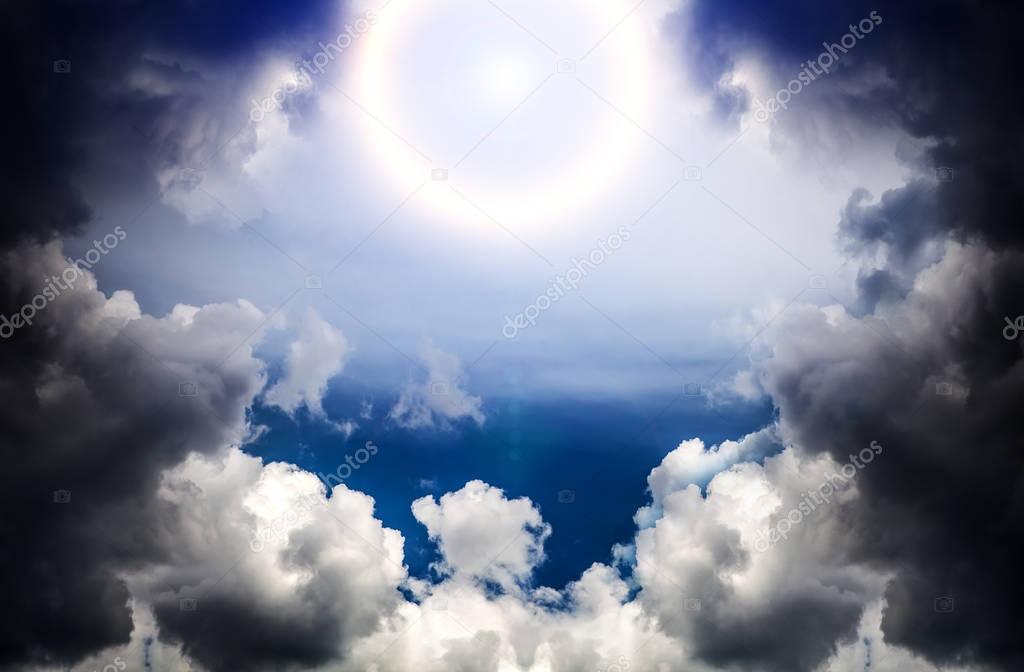 Cloudscape with a Light