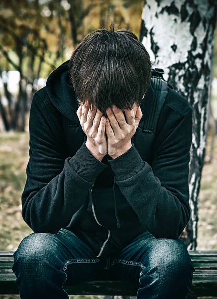 Sad Young Man — Stock Photo, Image