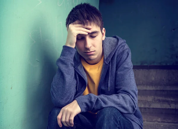 Sad Young Man — Stock Photo, Image