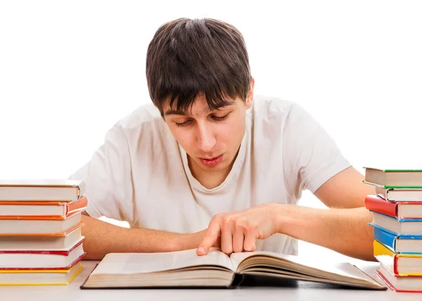 Étudiant avec un livre — Photo