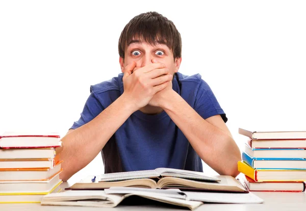 Student close his Mouth — Stock Photo, Image