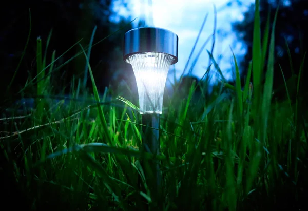 Solar powered lámpa — Stock Fotó