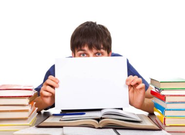 Öğrenci Haritayı boş bir kağıt