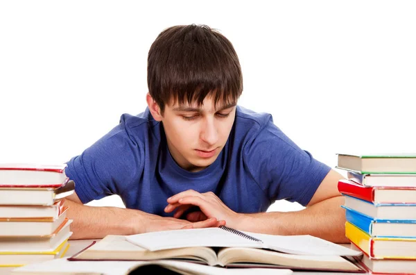 Estudiante con un libro — Foto de Stock