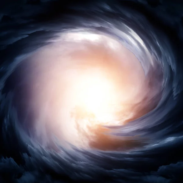 Blurred Whirlwind in the Clouds — Stock Photo, Image