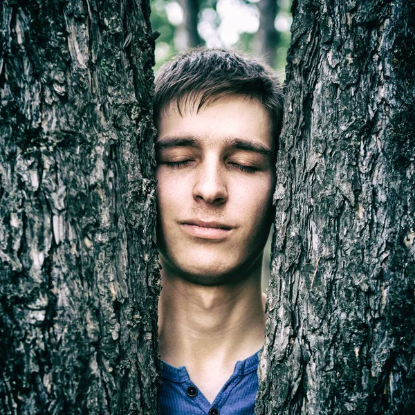 Young Man Portrait outdoor — Stock Photo, Image