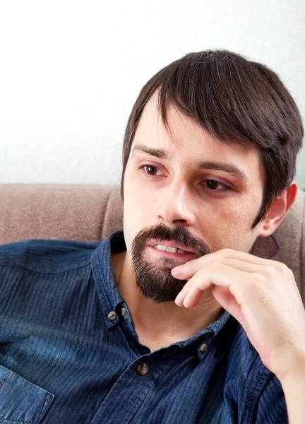 Sad Young Man — Stock Photo, Image