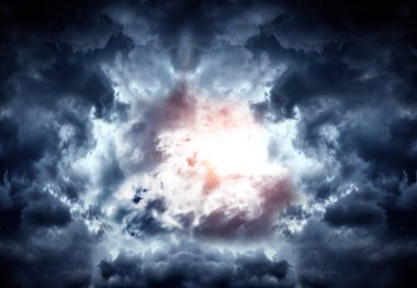 Cennet bir ışık ile