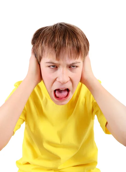 Retrato de niño molesto —  Fotos de Stock